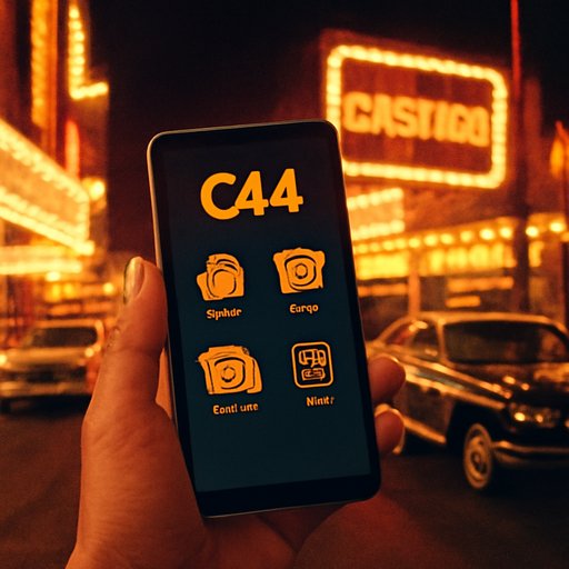 c44 mobile gaming dashboard on phone